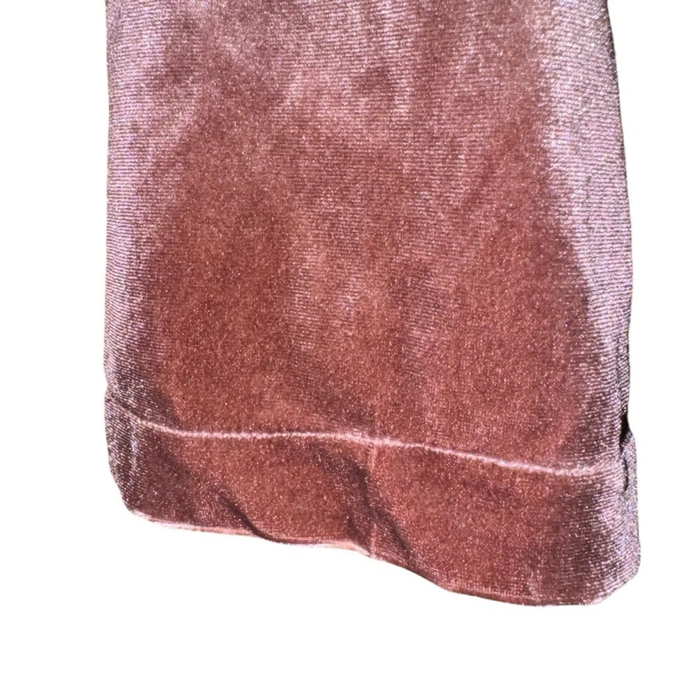 YOUNG FABULOUS & BROKE Fritzy Velvet Velour Zip Up Cropped Hoodie Sweatshirt M - Picture 9 of 15